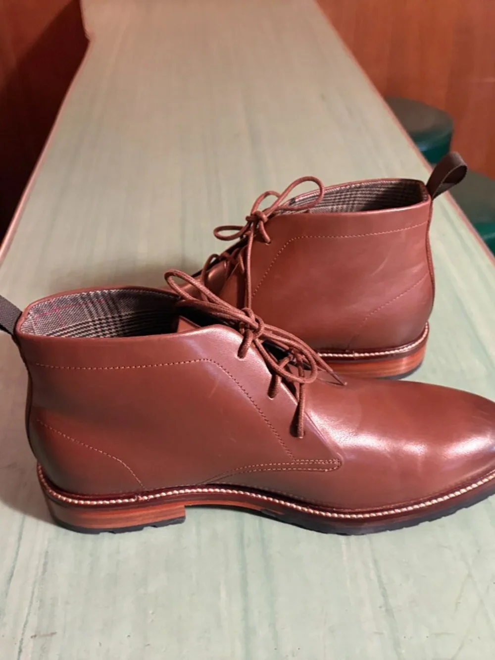 NEW Mens Cole Haan Berkshire Lug Chukka Dark Sequoia Boots Size 11 M C38742